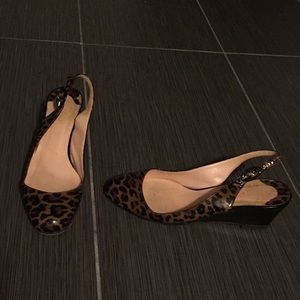 Leopard Christian Louboutin wedges